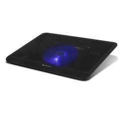 Zebronics Zeb- NC1200 USB Powered Laptop Cooling Pad with 125mm Fan, Pass Through USB Connector and Blue LED Lights